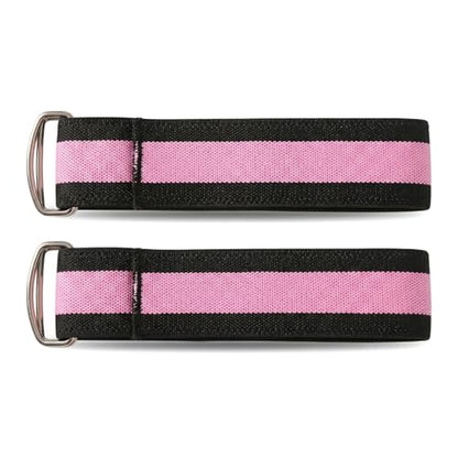 1Pair Resistance Training Bands Set, Adjustable Compression Straps for Lower Body Exercise, Glute Activation and Fitness Workout