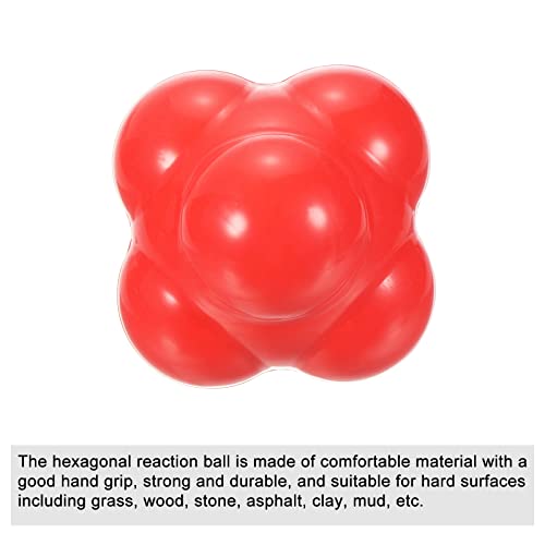 PATIKIL Reaction Balls, Agility Trainer, Silicone Bounce Balls for Baseball Hand-Eye Coordination Reaction Training, Speed Reflex