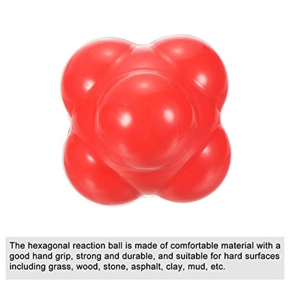 PATIKIL Reaction Balls, Agility Trainer, Silicone Bounce Balls for Baseball Hand-Eye Coordination Reaction Training, Speed Reflex