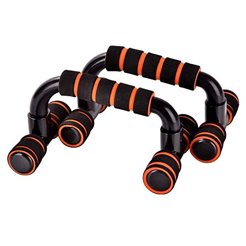 Fitness Push Up Bars Strength Training - Home Floor Workout Equipment Pushup Handle with Cushioned Foam Grip & Non-Slip Sturdy Structure