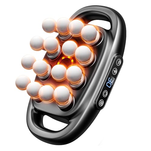 16-Head Massage Gun Set, Massage Gun Deep Tissue Neck Massager with 16 Heads, for Deep Tissue, Back, Shoulders, Legs, Pain Relief (Gray 16 Heads)