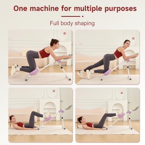 AB Workout Machine,Abdominal Core Trainer at Home Gym,Abs Crunch Exercise Equipment,Ab Roller Wheel for Men and Women
