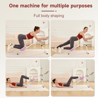 AB Workout Machine,Abdominal Core Trainer at Home Gym,Abs Crunch Exercise Equipment,Ab Roller Wheel for Men and Women