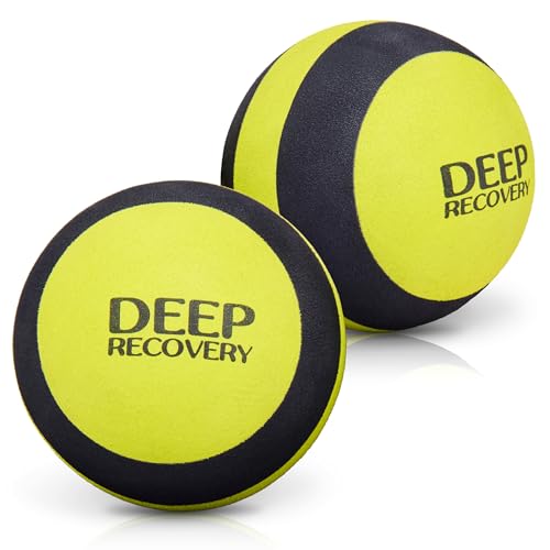 Yoga Deep Tissue Massage Ball Set, Firm Density – 4-Inch Myofascial Release Balls for Feet, Back, Neck, Legs & Arms – Trigger Point & Mobility Therapy (2-Pack)