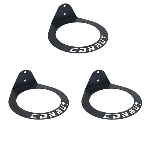 Medicine Ball Rack Exercise Ball Holder Wall Mount, Medicine Ball Storage, 8.8 Inch Inside Diameter Exercise Ball Storage for Gym Exercise Sports Garage Home Commercial Accessory (3pcs)
