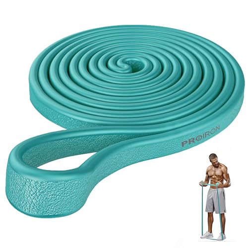 PROIRON Resistance Bands Pull Up Bands Comfortable Exercise Bands Anti-Slip Workout Bands for Pull up Dip Squat Gym Workout Physical Therapy Stretch Bands for Men & Women,Length 81.89in - color: #1 Green 15-35LBS, size: Upgraded