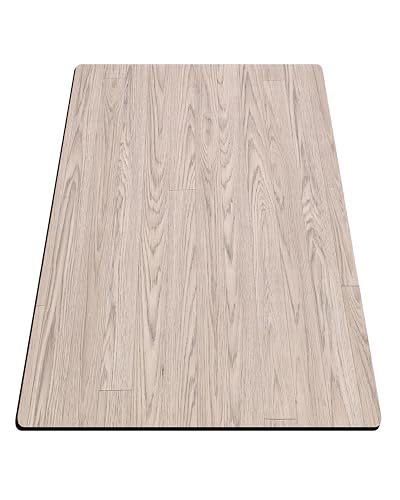 Rhino Mat Wood Grain Fitness Equipment Mat Made in USA - color: Driftwood, size: 36"x68"