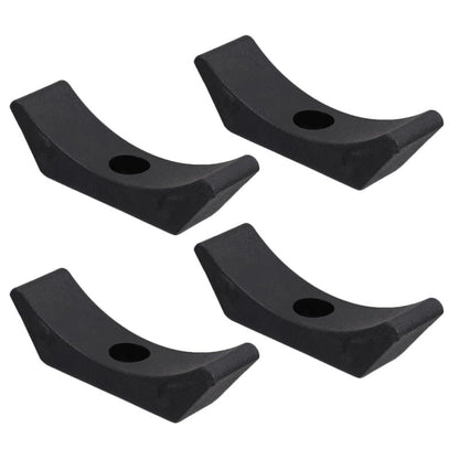 ibasenice Dumbbell Saddles 20 Pcs Plastic Cradles Replacement Dumbbell Racks Floor Protectors for Home Gym Small Weight Rack
