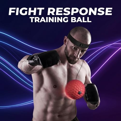 Boxing Reflex Ball for Adult Training, Fitness and Entertainment Home Use - with Headband, Ideal for Reaction, Punching Speed, Fight Skill