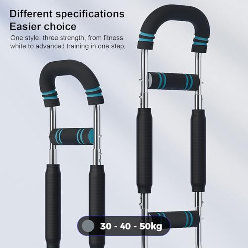 BARMI Adjustable Arm Trainer with 3 Resistance Levels, Detachable Chest Training Twister Home Workout Equipment, Upper Body Strength Training Machine Fitness Tool