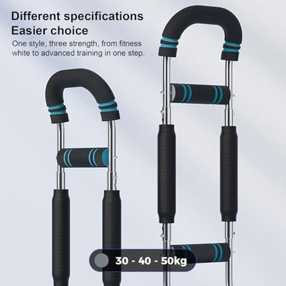 BARMI Adjustable Arm Trainer with 3 Resistance Levels, Detachable Chest Training Twister Home Workout Equipment, Upper Body Strength Training Machine Fitness Tool