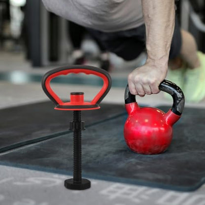 BESPORTBLE Fitness Kettlebell Accessories - Adjustable Weight Kettlebell Handle and Base Nut Set for Home Gym Multi-Functional Gym Accessories for Workout