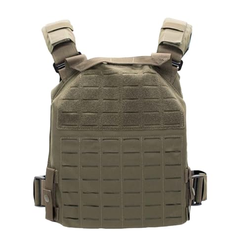 Shellback tactical Physical Fitness Training Vest – Adjustable Weighted Workout Vest for 10x12 Training Plates - color: Ranger Green