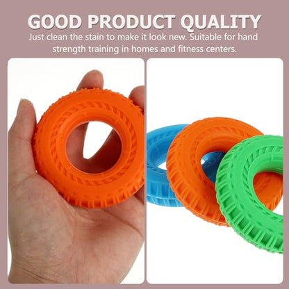 3Pcs Hand Muscle Developer and Wrist Force Trainer Set, Silicone Hand Grip Strengthener Rings with 40Lb, 50Lb, 60Lb Resistance for Rehabilitation and Forearm Exercise