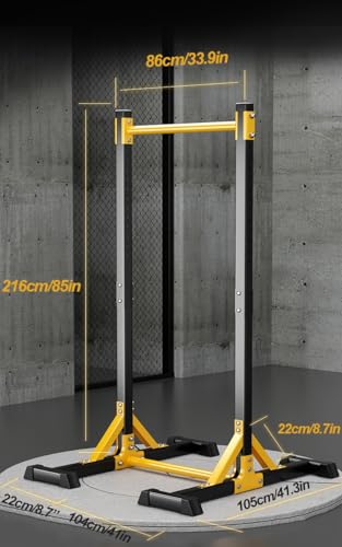 Pull-Up Bar Power Tower Dip Bar Station Fitness Tower Training Workout Equipment Power Racks Home Gym, 14-Level Fully Welded 1300Lbs Capacity