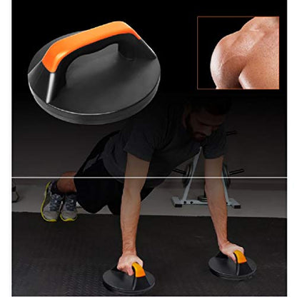 Plastic Push Up Bracket-Push Bars for Floor - Pushups for Men, Women Rotating, no Slip Bar Design