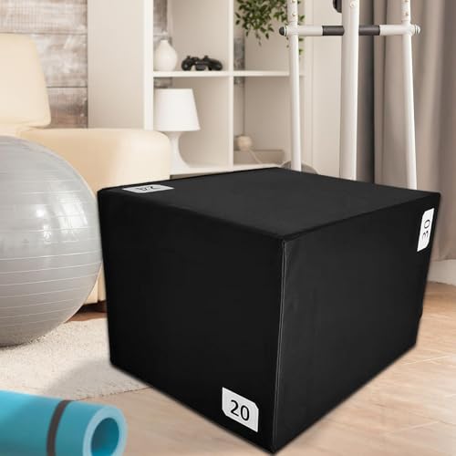 3 in 1 Plyometric Jump Box High Density 20" 30" Jump Training Equipment Physical Training