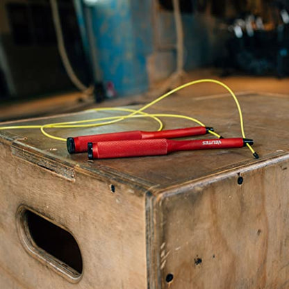 Velites - Fire 2.0 Official CrossFit® Games Jump Rope - Carry bag included - Single and double unders jumps