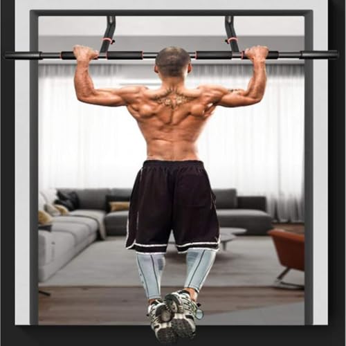 Portable Pull-Up Bar for Doorway, Adjustable Chin-Up Bar No-Screw Installation for Home Office