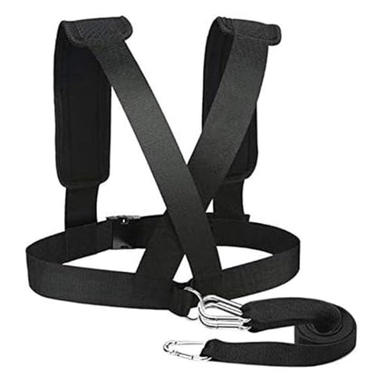 Sled Harness Tire Pulling Harness, Improving Speed,Stamina and StrengthTraining, Fitness Physical Training Resistance Rope Football Workout Equipment