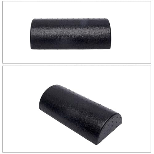 Soft Half Foam Roller - Half Round Massage Cylinder, Density Fitness Recovery Support Roller, Pilates Stretching Balance Equipment System, Exercise Training Accessory for Muscle Relaxation Us