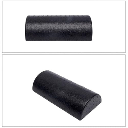 Soft Half Foam Roller - Half Round Massage Cylinder, Density Fitness Recovery Support Roller, Pilates Stretching Balance Equipment System, Exercise Training Accessory for Muscle Relaxation Us