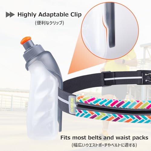 Running Water Bottles Flask BPA Free Leakproof Hydration Vest Packs Waist Belt Replacement for Triathlon Marathon Hiking Cycling Climbing Runner - color: #1 250ml / 8.5oz