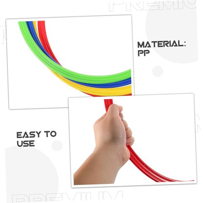Speed Agility Rings for Football Basketball 4pcs Training Ring Set Enhance Coordination and Reaction Time