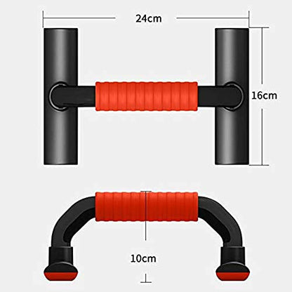 Push-up bracket-Pushup Bars with Non-Slip Feet and Comfort Foam Grip for Providing a Safer Push Up Stand - color: Blue