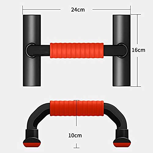 Push-up bracket-Pushup Bars with Non-Slip Feet and Comfort Foam Grip for Providing a Safer Push Up Stand - color: white-Dinosaur Doodle4