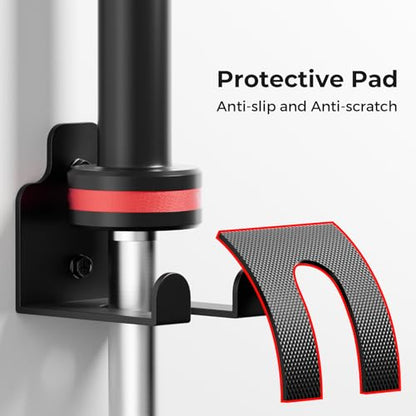 XZHXFX Barbell Wall Holder,Barbell wall Mount Hanger, - color: Black 1 hook