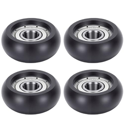 AB Wheel, Durable Plastic Core Roller for Home Gym, Core Workout Equipment for Full Body Exercise, Men Women Beginners