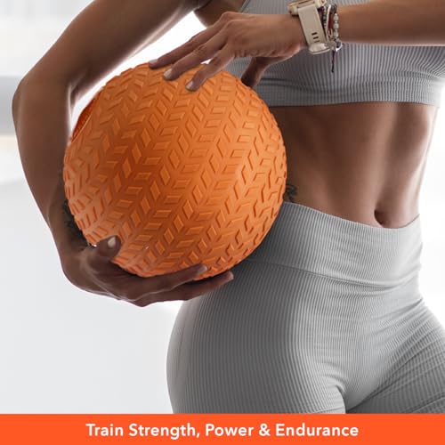 Spalding - Slam Ball for Strength & Conditioning, Weighted Exercise Ball for Core Training, Functional Fitness & Home Gym Workouts (15 Lb)