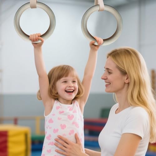 Gym Rings 2 Pieces Calisthenics Grips Equipment