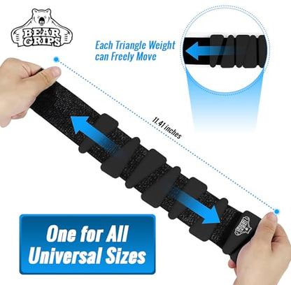 Bear Grips Wrist and Ankle Weight - Resistance Home Gym Equipment Workout Straps for Men and Women - Workout Equipment Wearable Weights Adjustable Dumbbells for Yoga, Walking, Pilates
