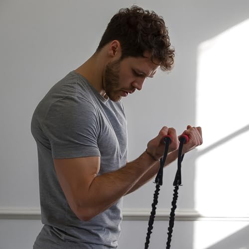 Abdominal Wheel Elastic Rope - Resistance Bands for Core Strength Training Multi-Functional Ab Roller with Cloth Cover for Home and Gym Use