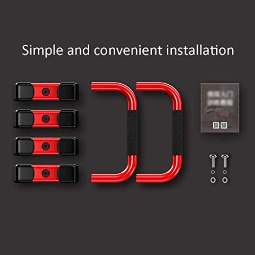 Fitness Push Up Bars Strength Training - Push-Up Stands with Jump Rope Home Floor Workout Equipment Pushup Handle with Cushioned Foam Grip & Non-Slip Sturdy Structure