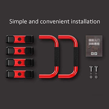 Fitness Push Up Bars Strength Training - Push-Up Stands with Jump Rope Home Floor Workout Equipment Pushup Handle with Cushioned Foam Grip & Non-Slip Sturdy Structure