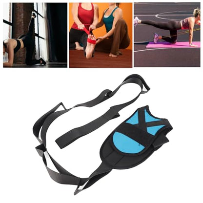Leg Stretcher Strap for Ankle Rehabilitation & Yoga | SBR Nylon Stretch Belt with Hook Loop Fastener | Physical Therapy/Flexibility Training/Home Exercise