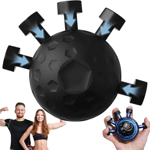 Finger Grip Strengthener, 2026 New Hand Forearm Ball Strengthener Wrist Strengthening Guitar Finger Gripper Strength Trainer,Adjustable Hand Muscle Strength Trainer for Grip Strength and Grip Training