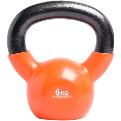 Kettlebell Weights Men's Professional Training Kettlebell, Gym Solid Cast Iron Competitive Kettle Bells, Muscle Training Equipment, Squat/Swing(Orange-12kg) - color: Orange-12kg