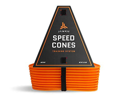 Speed Cones Training System for Agility, Speed, Drills and Athletic Sports Training, 10 Cones