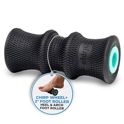 Chirp Foam Roller for Foot Massage and Pain Relief, Wheel+ 2" Foot Roller