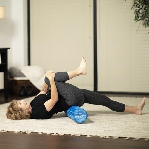 OPTP PRO-Roller Soft Density Foam Roller – Low Density Soft Foam Roller for Physical Therapy, Pilates, Yoga Foam Roll Exercises, and Muscle Recovery- Blue 36" x 6" - color: Blue 36" X 6"