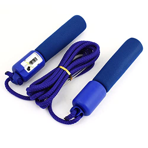 Ruilogod Sports 2.9M Long Blue Plastic Grip Digital Counter Skipping Rope (id: 1a0 fe9 610 5e5 867