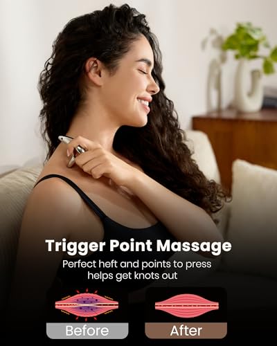 Trigger Point Massage Tool for Pain Relief Deep Tissue & Gua Sha, HSA Fascia Release Tools for Full Body, FSA Eligible Items Muscle Scraper Acupressure Tool TMJ Relief, Fathers Day Dad Gifts