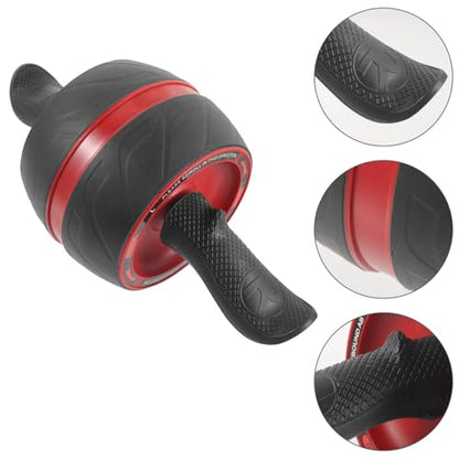 Mikinona Ab Roller Wheel Fitness Roller Wheel for Abdominal Training, Automatic Rebound, Sturdy Abs Material, Home Gym Exercise Equipment for Men and Women Core Workout
