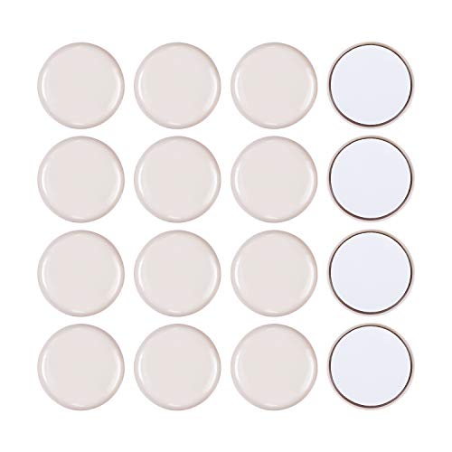 Ezrotekt 16PCS Self-Adhesive Round Carpet Furniture Sliders 2-3/4" Round Furniture Moving Pads Heavy Duty Adhesive Furniture Slider for Carpet Furniture Movers Furniture Glide Chair Slider for Carpet - color: Beige, size: 2 3/4"