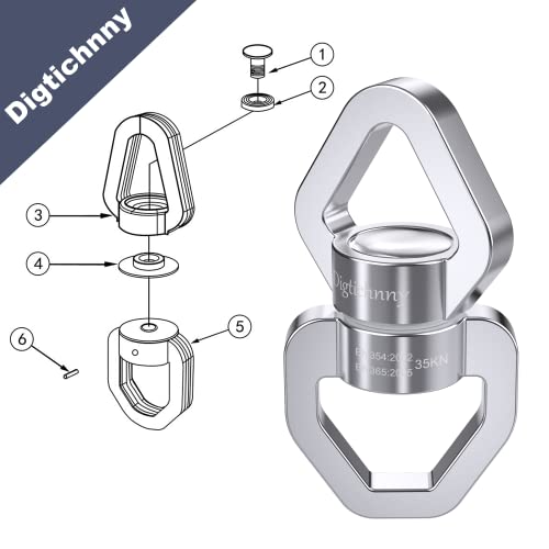 Swing Spinner, 35KN Safety Rotational Device, Aerial Dance Children's Swing, Hanging Hammock (Full Silver) - style: Silver-1 Pack