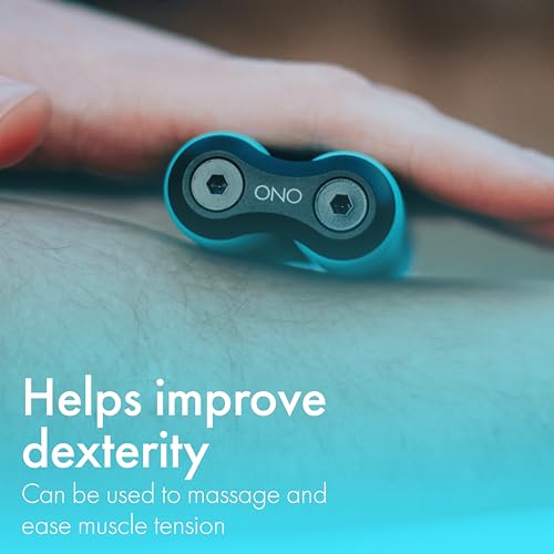 ONO Roller - Handheld Fidget Toy for Adults | Help Relieve Stress, Anxiety, Tension | Promotes Focus, Clarity | Compact, Portable Design (Teal, Full Size - ABS Plastic) - size: Full Size, style: ABS Plastic - Teal